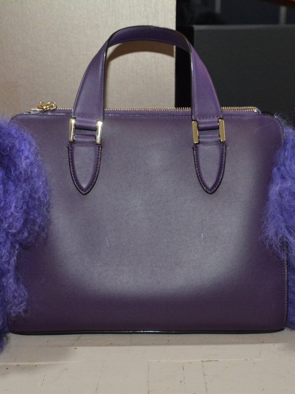 Time's Arrow Women's Chloe Mini Tote with Fur